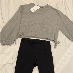 Crop Sweatshirt from Zara